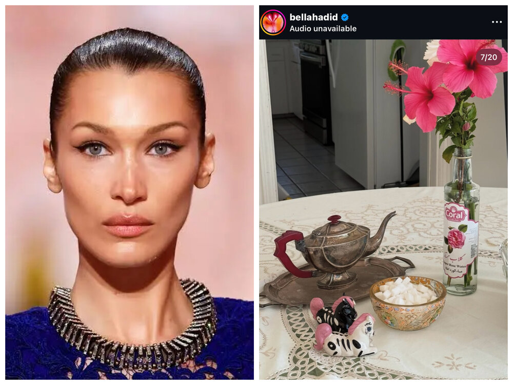 السجادة الإيرانية وماء الورد والنرد: ماذا تعني في منزل هذه العارضة العالمية؟ /السجاد الإيراني , ماء الورد , التراث الثقافي , المشاهير , الصادرات الإيرانية